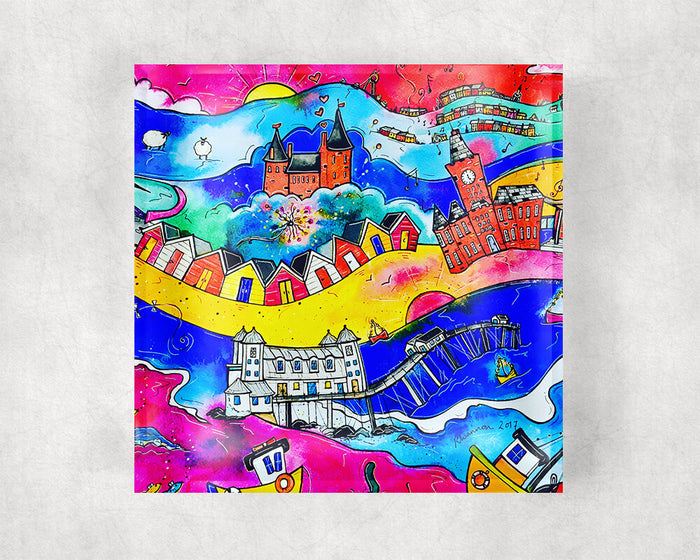 Magic in South Wales Glass Coaster