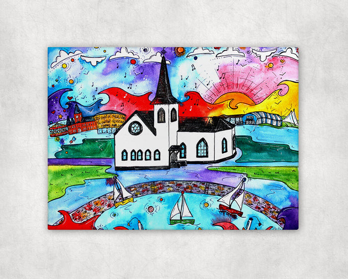 Norwegian Church Printed Canvas