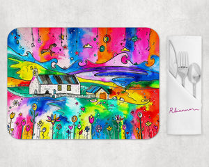 Mwnt Happy Flowers Placemat