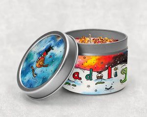 Nadolig Llawen Candle ~ Bergamot, vanilla & musk