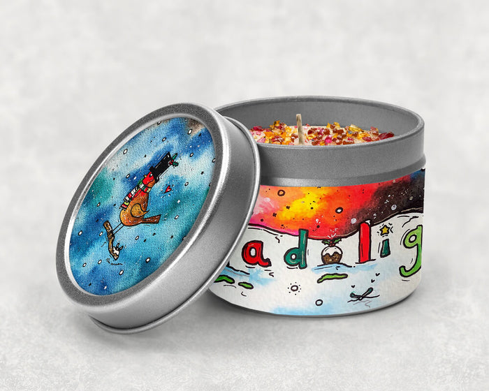 Nadolig Llawen Candle ~ Bergamot, vanilla & musk