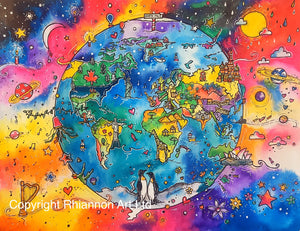 Our World Printed Canvas