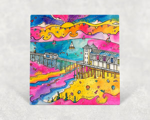 Penarth Pink Paradise Card