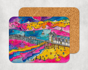 Penarth Pink Paradise Coaster