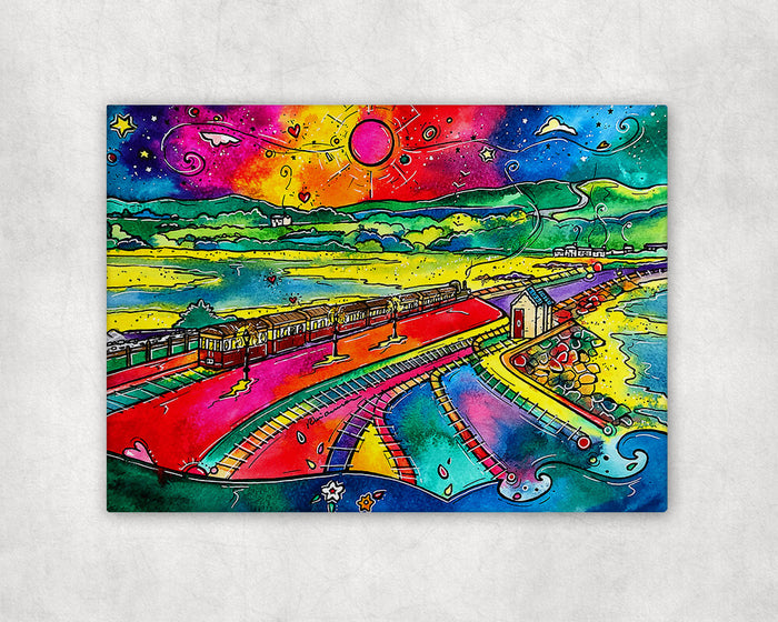 Porthmadog Memories Printed Canvas
