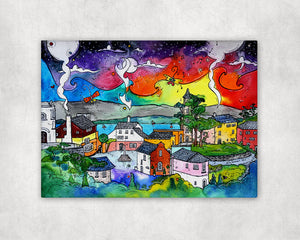 Portmeirion Enchanting Village Printed Canvas