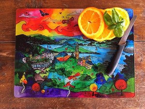Portmeirion Paradise Glass Worktop Saver