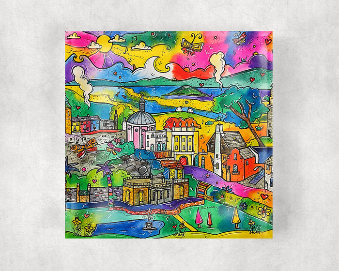 Portmeirion Inspirational Village Glass Coaster