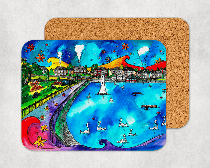 Roath Park Swans in Love Coaster