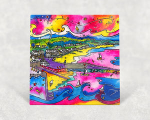 Saundersfoot Dreamy Beach Card