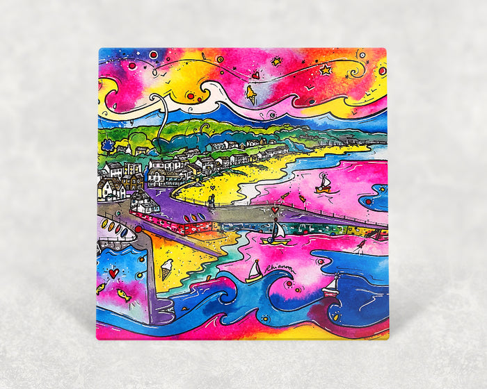 Saundersfoot Dreamy Beach Card