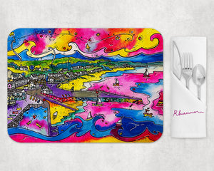 Saundersfoot Dreamy Beach Placemat