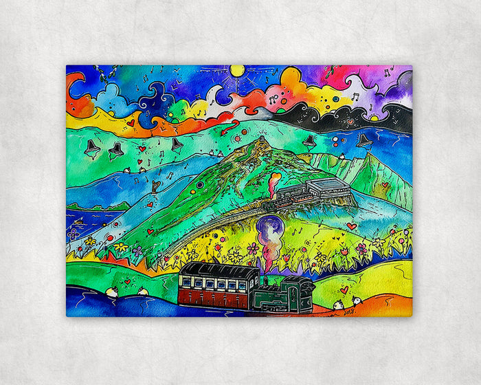 Snowdon Mountain Railway Printed Canvas