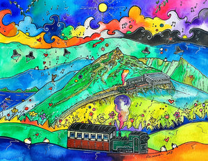 Snowdon Mountain Railway Printed Canvas