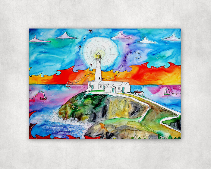 Southstack Beautiful Lighthouse Printed Canvas