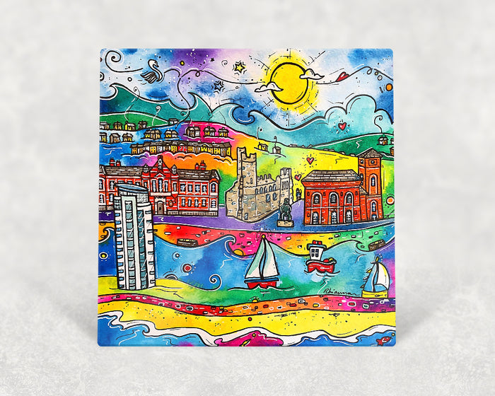 Swansea City by the Sea Card