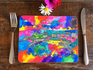 Tenby Charming Harbour Placemat