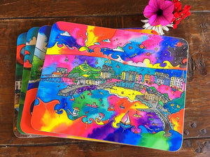 Tenby Charming Harbour Placemat