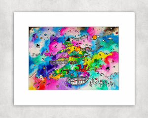 Land of Song Mounted Print