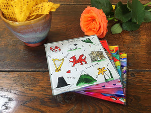 Welsh Treasures Glass Coaster
