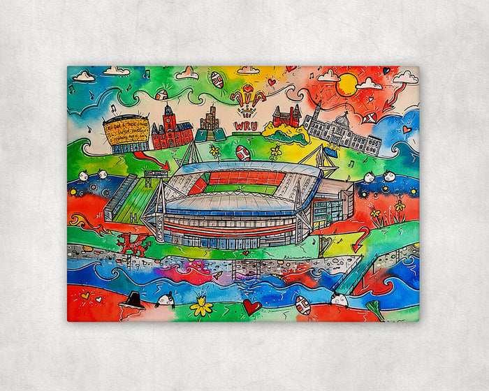 Where Dragons Roar Printed Canvas