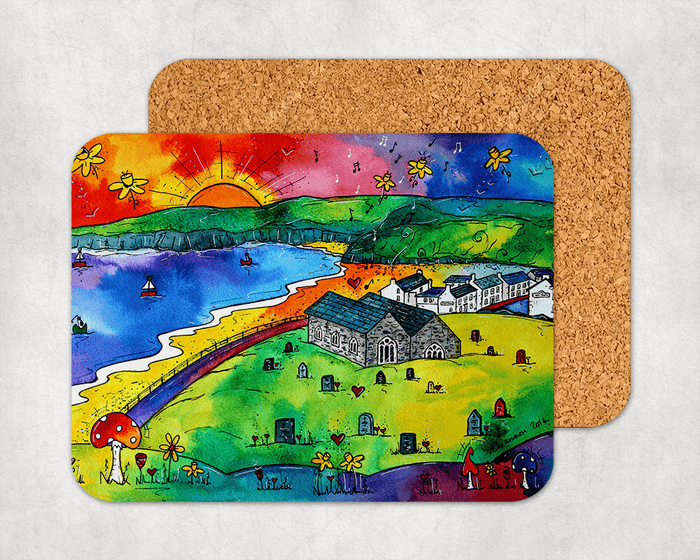 Aberdaron Peaceful Church Coaster