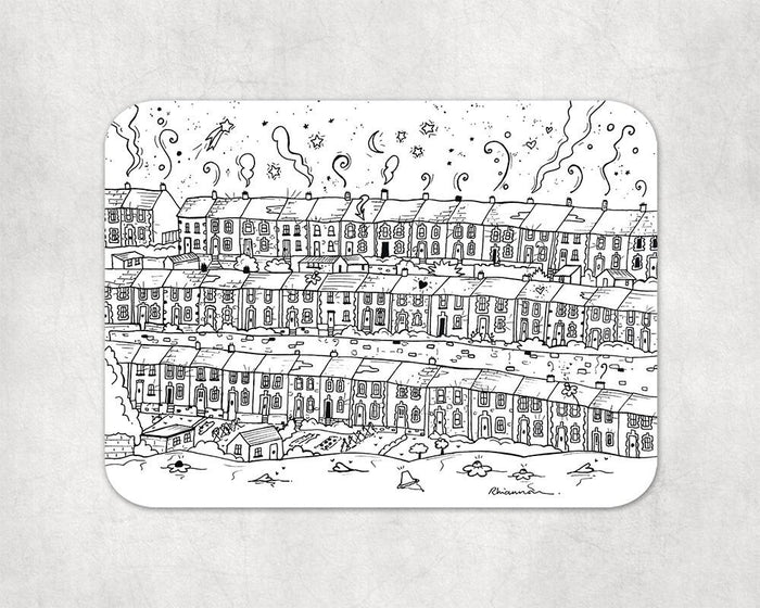 Colour In Welsh Houses Placemat