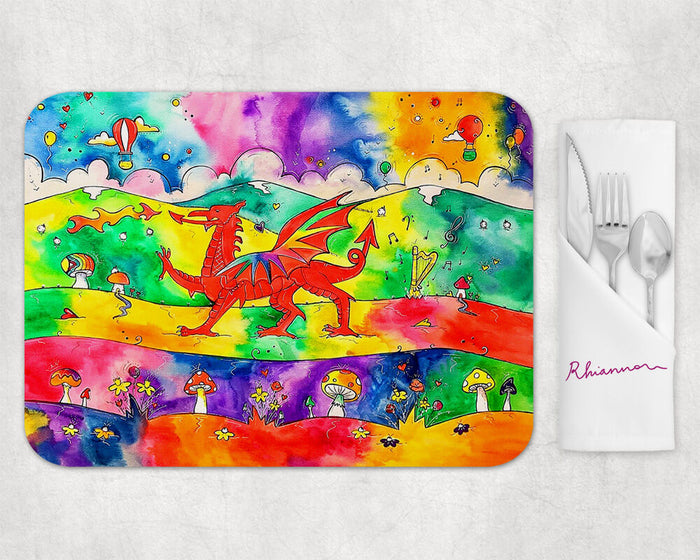 Our Colourful Welsh Dragon Placemat
